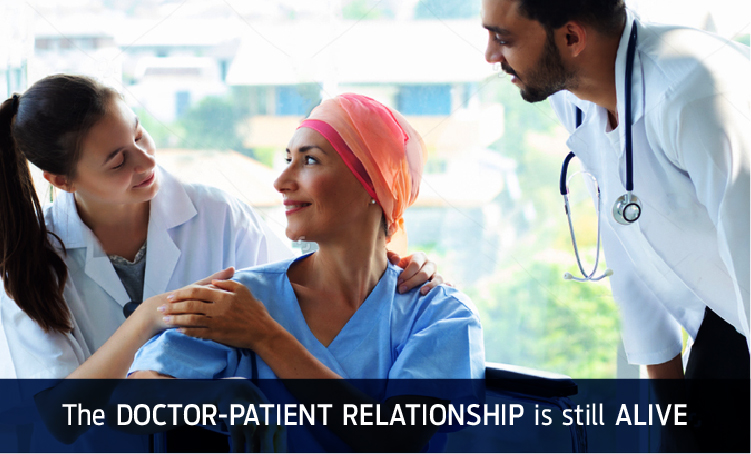 The doctor patient relationship is still alive